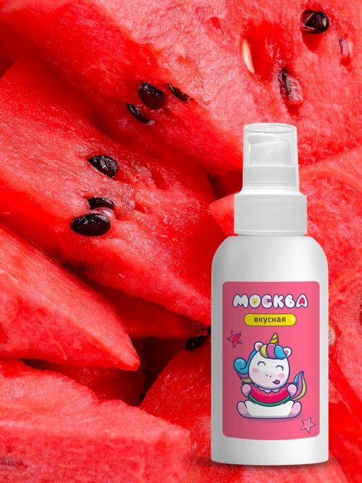 Универсальная смазка с ароматом арбуза  Москва Вкусная  - 100 мл. - Москва - купить с доставкой в Рубцовске