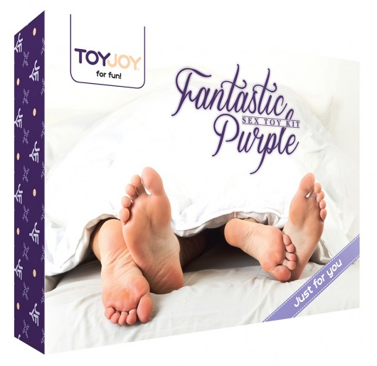 Эротический набор FANTASTIC PURPLE SEX TOY KIT - Toy Joy - купить с доставкой в Рубцовске