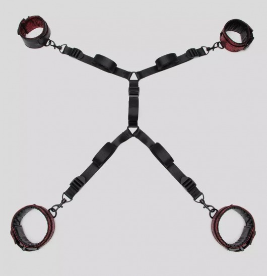 Изысканный набор фиксаций на кровати Reversible Under Mattress Restraint Set - Fifty Shades of Grey - купить с доставкой в Рубцовске