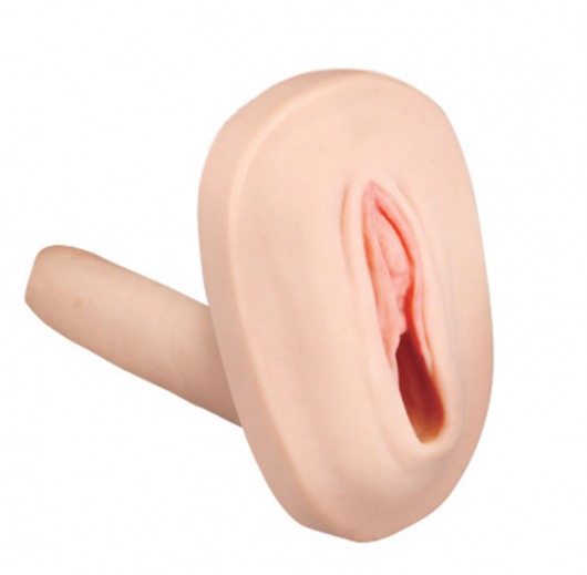 Мастурбатор-вагина с вибрацией и выносным пультом управления REALSTUFF SMOOTH   BALD - Dream Toys - в Рубцовске купить с доставкой