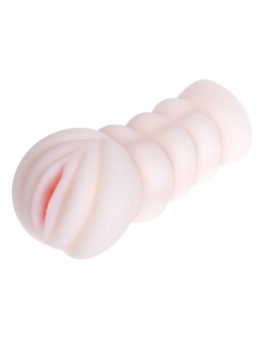 Рифленый мастурбатор-вагина из реалистичного материала - Baile - в Рубцовске купить с доставкой
