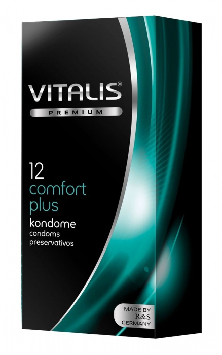 Контурные презервативы VITALIS PREMIUM comfort plus - 12 шт. - Vitalis - купить с доставкой в Рубцовске