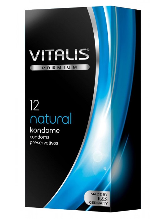 Классические презервативы VITALIS PREMIUM natural - 12 шт. - Vitalis - купить с доставкой в Рубцовске
