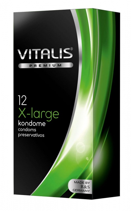 Презервативы увеличенного размера VITALIS PREMIUM x-large - 12 шт. - Vitalis - купить с доставкой в Рубцовске
