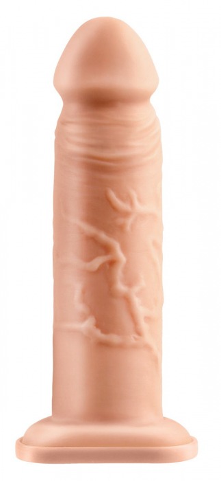 Телесный реалистичный фаллоимитатор с полостью Silicone Hollow Extension - 20 см. - Pipedream - купить с доставкой в Рубцовске