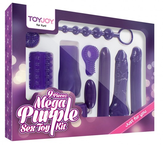 Эротический набор Toy Joy Mega Purple - Toy Joy - купить с доставкой в Рубцовске