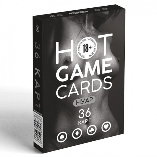 Игральные карты HOT GAME CARDS НУАР - 36 шт. - Сима-Ленд - купить с доставкой в Рубцовске