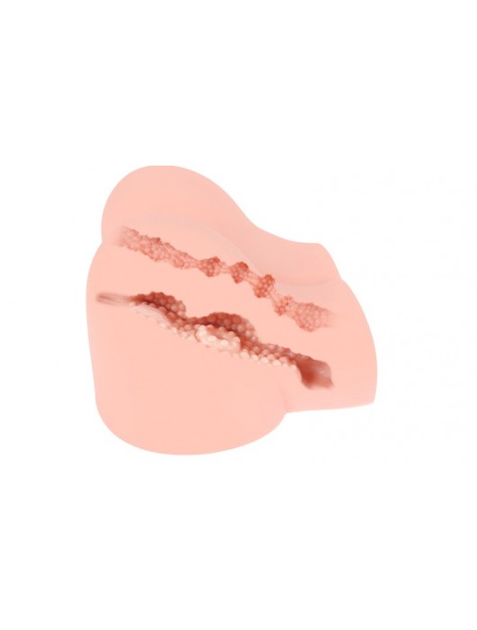 Вибрирующий мастурбатор-полуторс Olivia Say: вагина и анус - KOKOS - в Рубцовске купить с доставкой