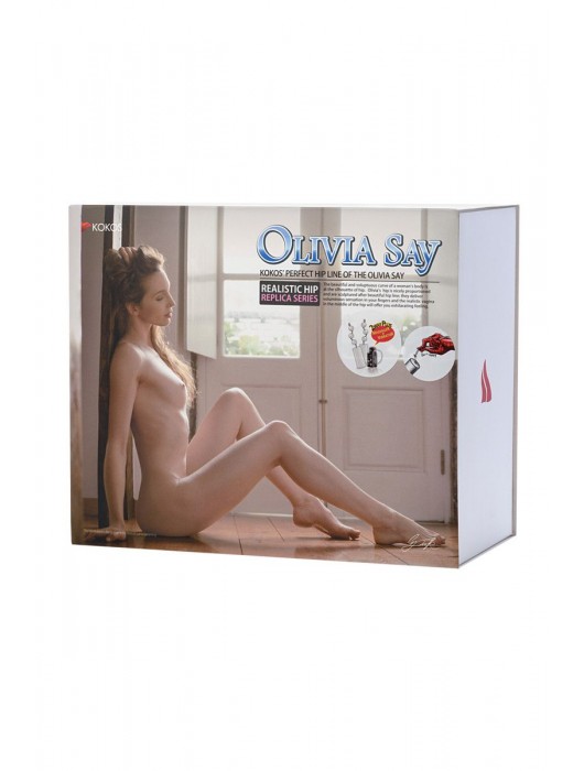 Вибрирующий мастурбатор-полуторс Olivia Say: вагина и анус - KOKOS - в Рубцовске купить с доставкой