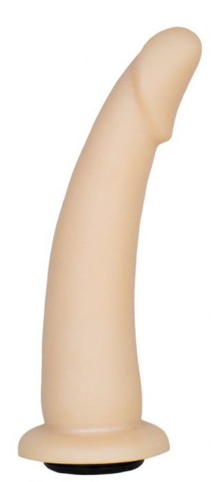 Телесная гладкая насадка-фаллоимитатор Harness - 17 см. - LOVETOY (А-Полимер) - купить с доставкой в Рубцовске