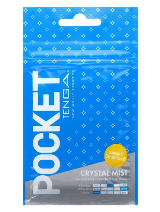 Карманный мастурбатор Crystal Mist - Tenga - в Рубцовске купить с доставкой