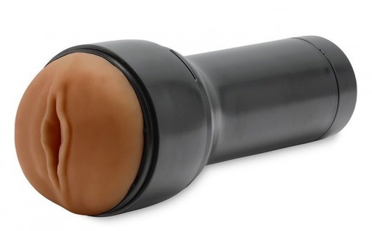 Коричневый мастурбатор-вагина Feel Stroker - Kiiroo - в Рубцовске купить с доставкой