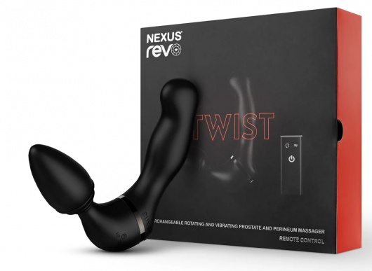 Черный гибридный вибромассажер Nexus Revo Twist - Nexus Range - в Рубцовске купить с доставкой