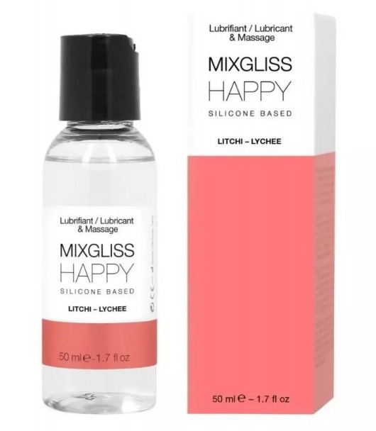 Смазка на силиконовой основе Mixgliss Happy - 50 мл. - Mixgliss - купить с доставкой в Рубцовске