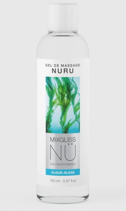 Массажный гель на водной основе Mixgliss NU Algae - 150 мл. - Mixgliss - купить с доставкой в Рубцовске