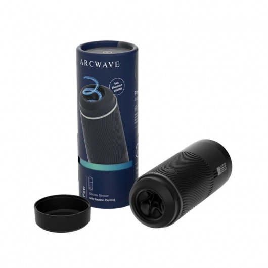 Черный мастурбатор с контролем всасывания Arcwave Pow Stroker - Arcwave - в Рубцовске купить с доставкой