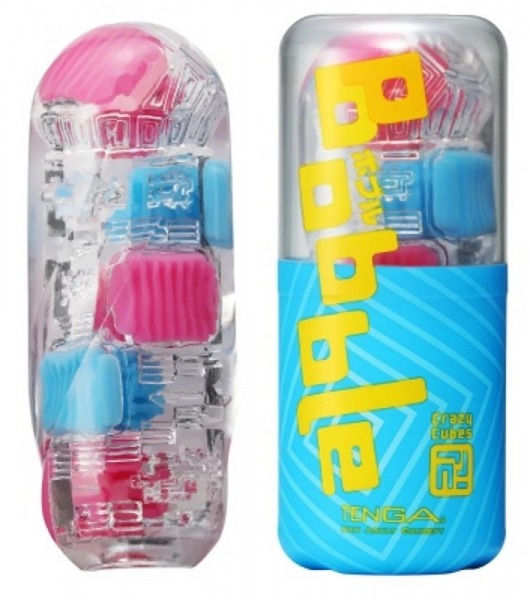 Мастурбатор Tenga Bobble Crazy Cubes - Tenga - в Рубцовске купить с доставкой