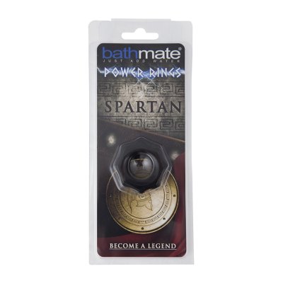 Чёрное эрекционное кольцо Spartan - Bathmate - в Рубцовске купить с доставкой