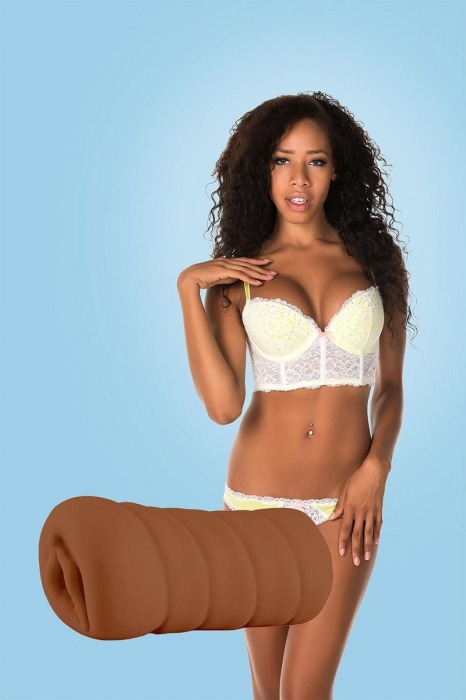 Коричневый мастурбатор-вагина BRIANNA - Dream Toys - в Рубцовске купить с доставкой