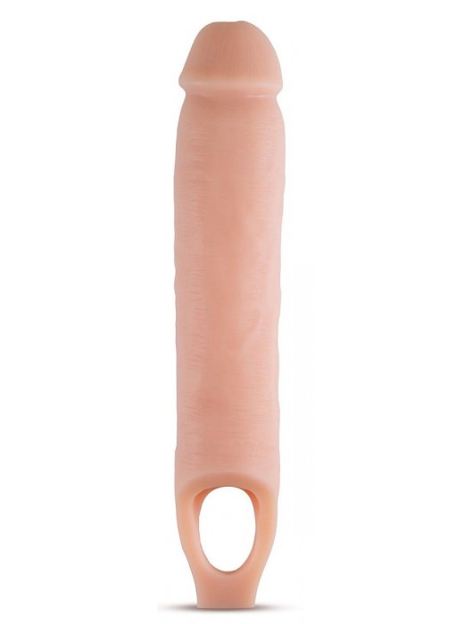 Телесная насадка на пенис 11.5 Inch Cock Sheath Penis Extender - 29,2 см. - Blush Novelties - в Рубцовске купить с доставкой