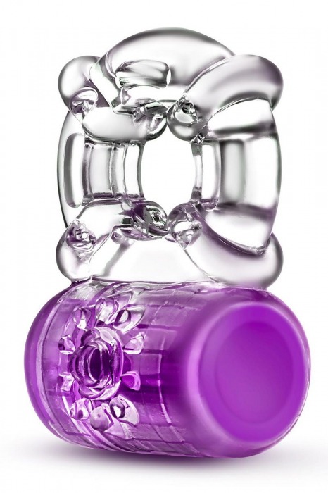 Фиолетовое эрекционное виброкольцо Pleaser Rechargeable C-Ring - Blush Novelties - в Рубцовске купить с доставкой