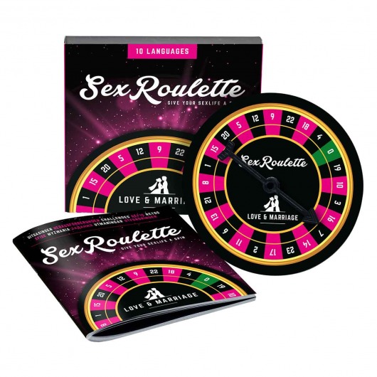 Настольная игра-рулетка Sex Roulette Love   Marriage - Tease&Please - купить с доставкой в Рубцовске