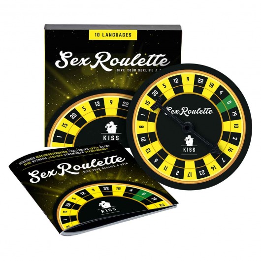 Настольная игра-рулетка Sex Roulette Kiss - Tease&Please - купить с доставкой в Рубцовске