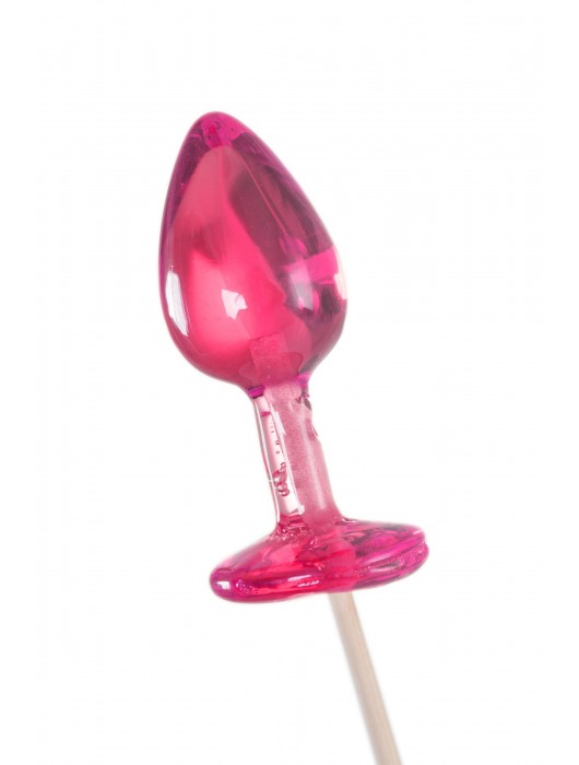 Розовый леденец  в форме анальной втулки со вкусом айриш крим - 29 гр. - Sosuчki - купить с доставкой в Рубцовске