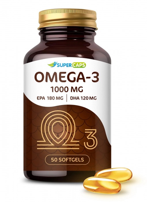 Пищевая добавка SuperCaps OMEGA-3 - 50 капсул (1000 мг) - SuperCaps - купить с доставкой в Рубцовске
