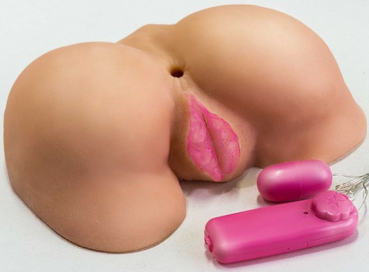 Вибровагина с двумя отверстиями и с выносным пультом - LOVETOY (А-Полимер) - в Рубцовске купить с доставкой