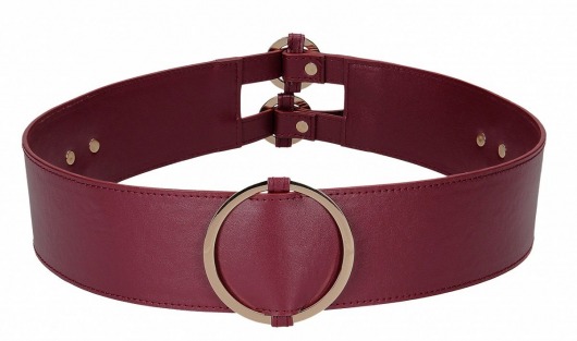 Бордовый ремень Halo Waist Belt - размер L-XL - Shots Media BV - купить с доставкой в Рубцовске