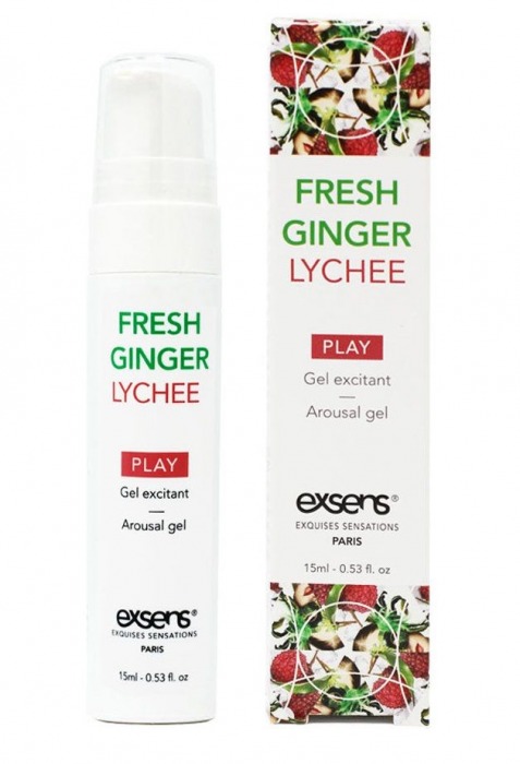 Возбуждающий гель Fresh Ginger Lychee Arousal Gel - 15 мл. - Exsens - купить с доставкой в Рубцовске