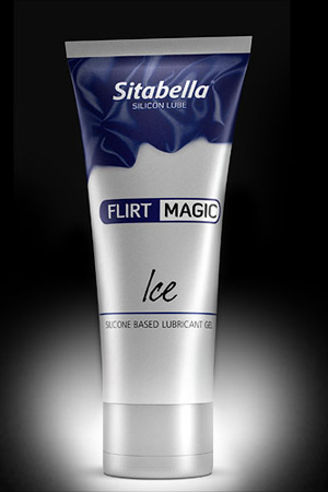 Силиконовая гель-смазка FLIRT MAGIC Ice с лёгким пролонгирующим эффектом - 75 мл. - Sitabella - купить с доставкой в Рубцовске