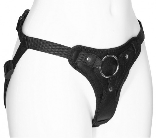 Женские трусики для фиксации насадки кольцом с внутренней насадкой - LOVETOY (А-Полимер) - купить с доставкой в Рубцовске