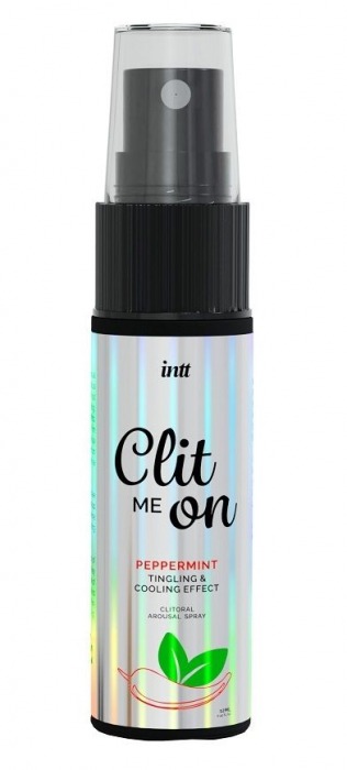 Клиторальный возбуждающий спрей Clit Me On Peppermint - 12 мл. - INTT - купить с доставкой в Рубцовске