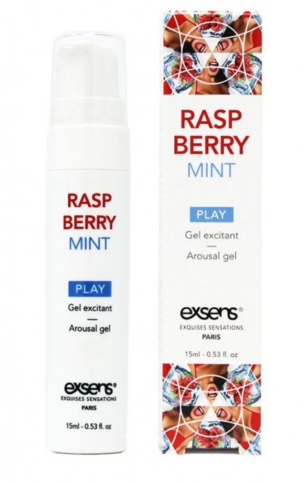 Возбуждающий гель Raspberry Mint с ароматом малины и мяты - 15 мл. - Exsens - купить с доставкой в Рубцовске