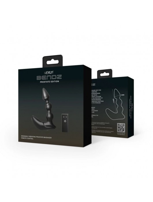 Черный вибростимулятор Nexus Bendz Prostate Edition - 14,1 см. - Nexus Range - в Рубцовске купить с доставкой