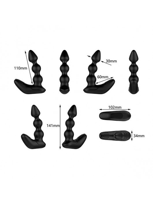 Черный вибростимулятор Nexus Bendz Prostate Edition - 14,1 см. - Nexus Range - в Рубцовске купить с доставкой