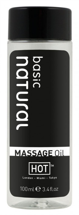 Массажное масло для тела Natural Basic - 100 мл. - HOT - купить с доставкой в Рубцовске