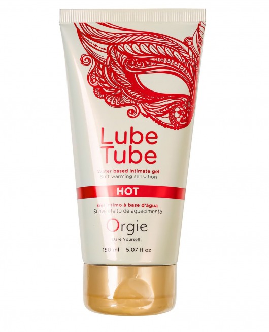 Интимный гель на водной основе Lube Tube Hot с разогревающим эффектом - 150 мл. - ORGIE - купить с доставкой в Рубцовске