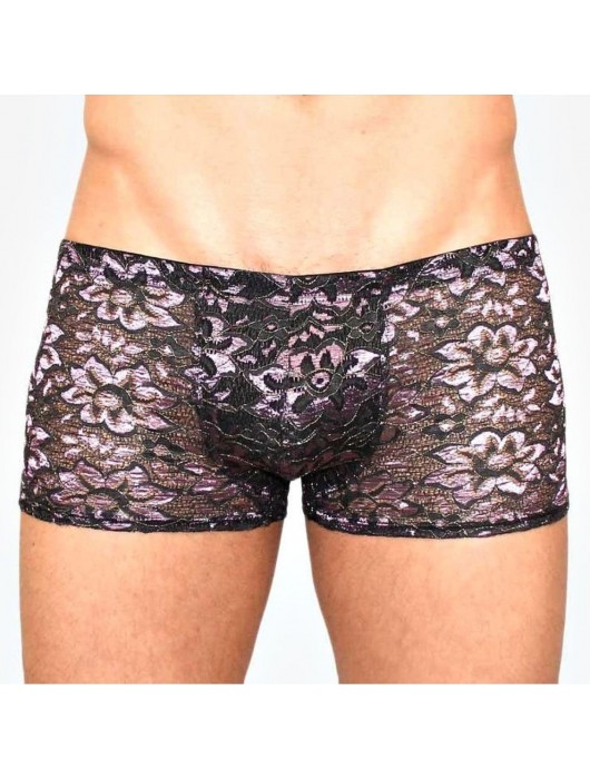 Мужские трусы-боксеры с контрастным цветочным узором - Romeo Rossi купить с доставкой