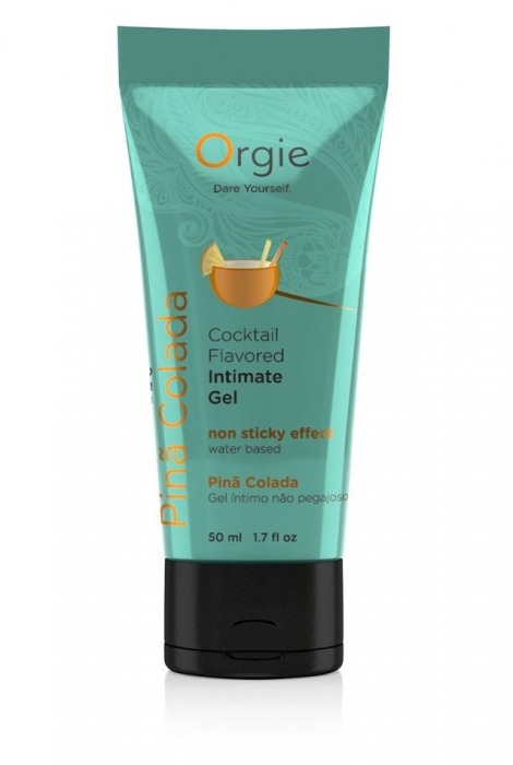 Съедобный интимный гель Orgie Lube Tube Cocktail Pina Colada - 50 мл. - ORGIE - купить с доставкой в Рубцовске
