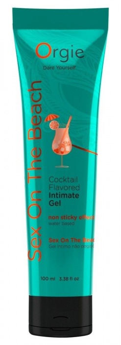 Съедобный интимный гель Orgie Lube Tube Cocktail Sex On The Beach - 100 мл. - ORGIE - купить с доставкой в Рубцовске