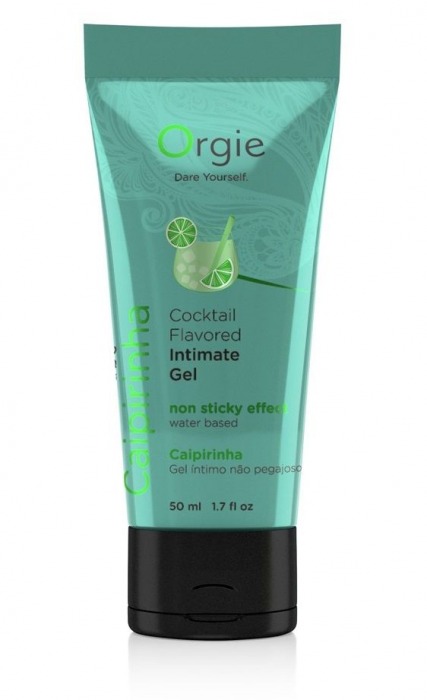 Съедобный интимный гель Orgie Lube Tube Cocktail Caipirinha - 50 мл. - ORGIE - купить с доставкой в Рубцовске