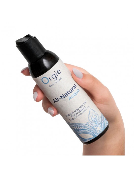 Интимный гель на водной основе Orgie All-Natural Acqua - 150 мл. - ORGIE - купить с доставкой в Рубцовске