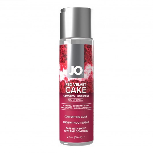 Лубрикант на водной основе JO H2O Red Velvet Cake Flavored Lubricant - 60 мл. - System JO - купить с доставкой в Рубцовске