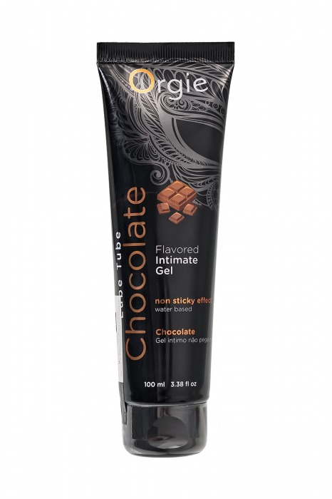 Интимный гель на водной основе Lube Tube Chocolate с шоколадным вкусом - 100 мл. - ORGIE - купить с доставкой в Рубцовске