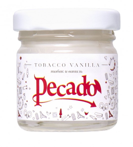 Массажная свеча Tobacco Vanilla - 35 мл. - Pecado - купить с доставкой в Рубцовске