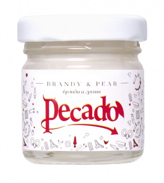 Массажная свеча Brandy   Pear - 35 мл. - Pecado - купить с доставкой в Рубцовске