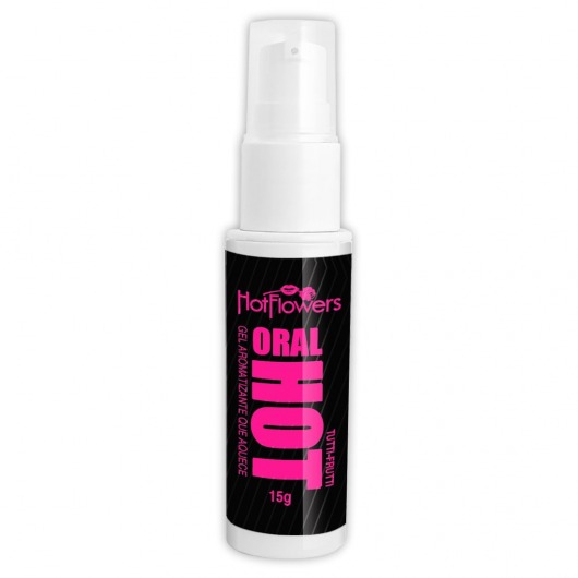 Гель для оральных ласк Oral Hot с согревающим эффектом - 15 гр. - HotFlowers - купить с доставкой в Рубцовске